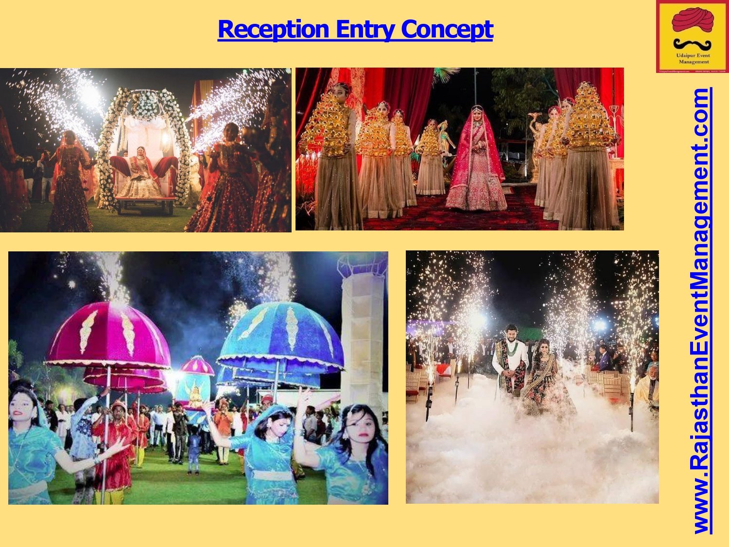 Reception Entry Concept — Grand Couple Welcome
